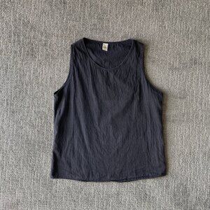 UZI NYC Cotton Tank - Black - size S